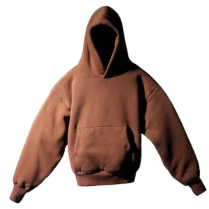 yeezy gap hoodie brown