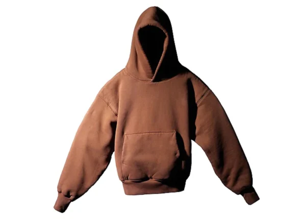 yeezy gap hoodie brown