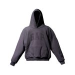 Gap Yeezy Engineered by Balenciaga Dove Shrunken Hoodie Black