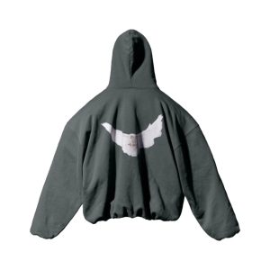 Gap x YZY Engineered by Balenciaga Dove Hoodie Dark Green