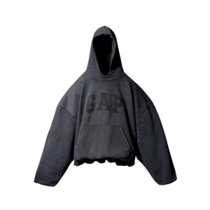 YZY Gap Engineered by Balenciaga Dove Hoodie Black