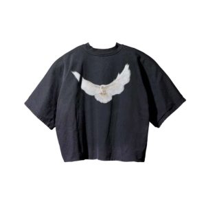 YZY Gap Engineered by Balenciaga Dove No Seam T-Shirt Black