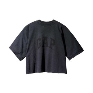 YZY Gap Engineered by Balenciaga Dove No Seam T-Shirt Black