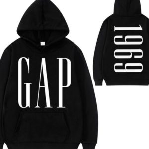 YZY x GAP 1969 Printed Hoodie Black