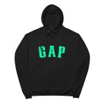 YZY x Gap Dove Green Logo Hoodie Black