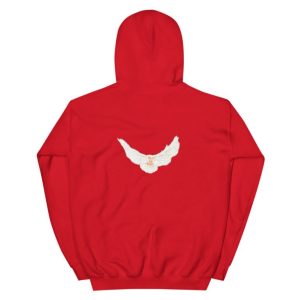 YZY x Gap Dove Logo Hoodie Red