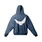 Yeezy x Gap Engineered by Balenciaga Dove Shrunken Hoodie Dark Blue